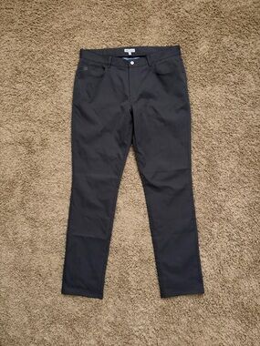 Peter Millar EB66 Performance Stretch Pants Golf Chino 36x34 Mens Grey Active